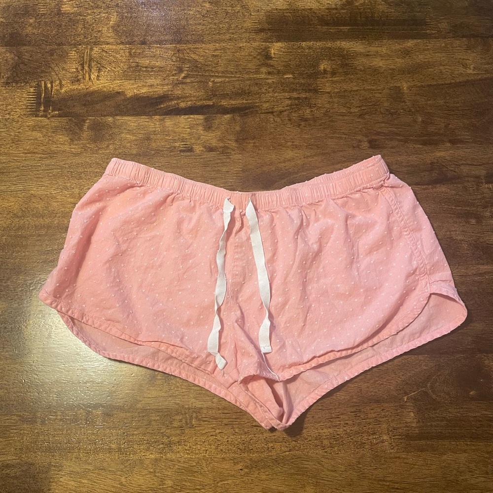 PINK Victoria’s Secret Pink Polkadot Sleepwear Shorts Size Medium
